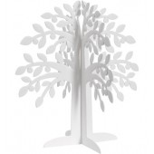 Slot together Sparkle Trees - White